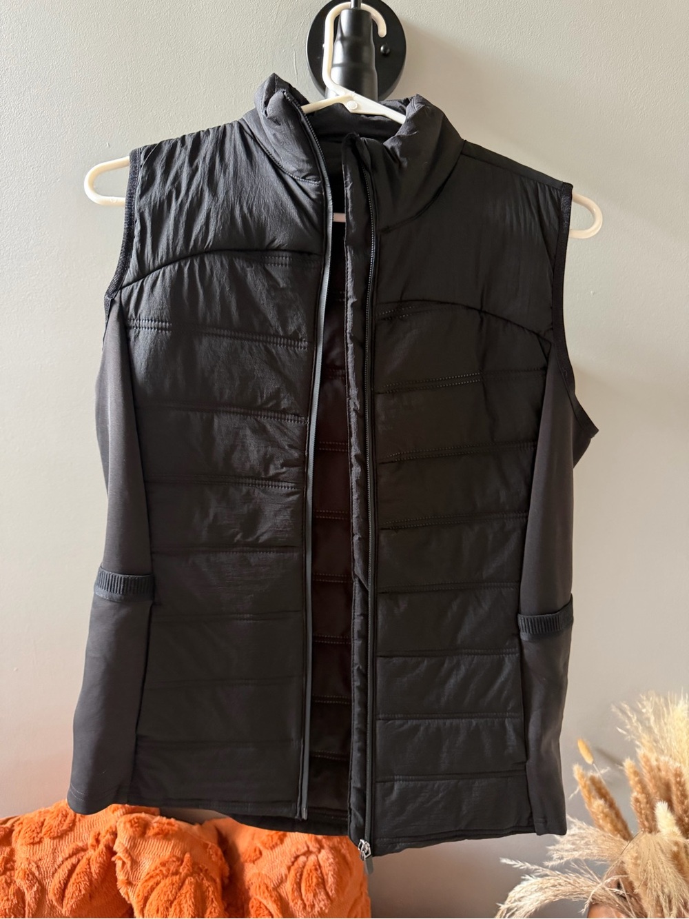 Avia Black Quilted Sleeveless Puffer Vest